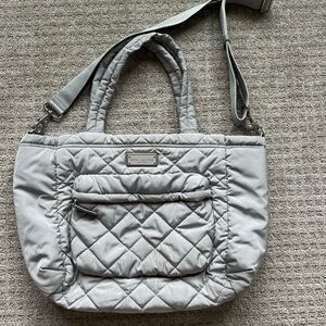 Marc by Marc Jacobs nylon quilted Crosby diaper bag gray